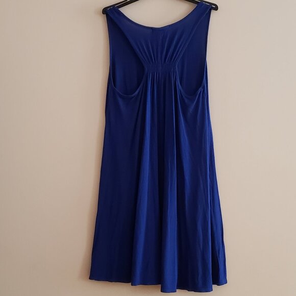 Blue Racerback Tank Top [Socialite] [Size M] - Picture 2 of 6